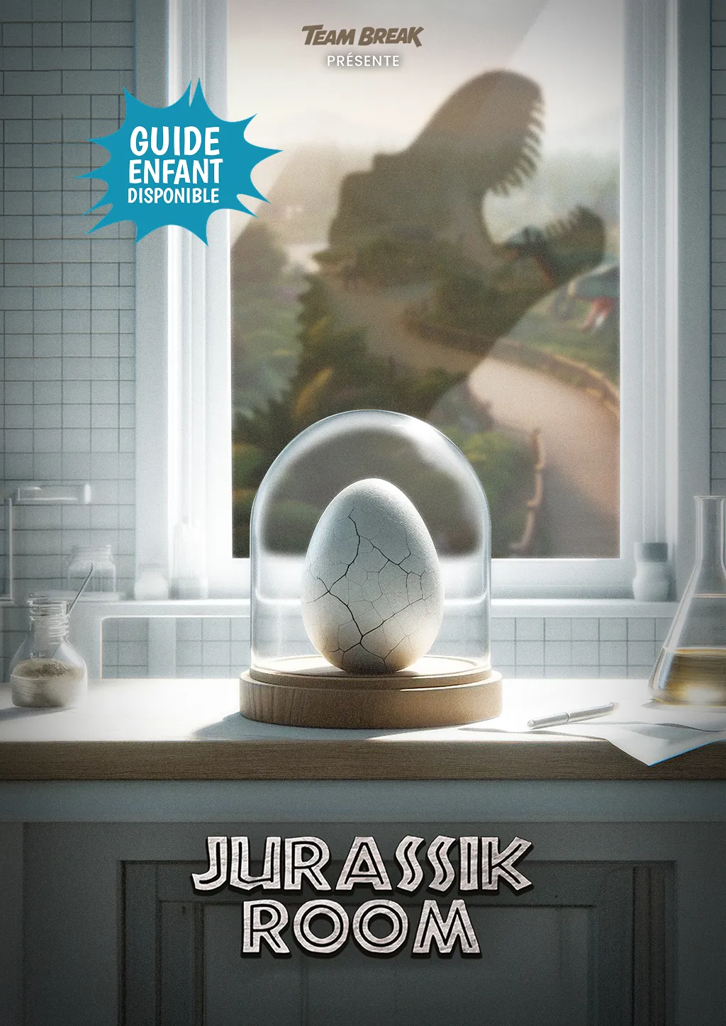 Jurassik Room escape room at Team Break Roissy-CDG airport