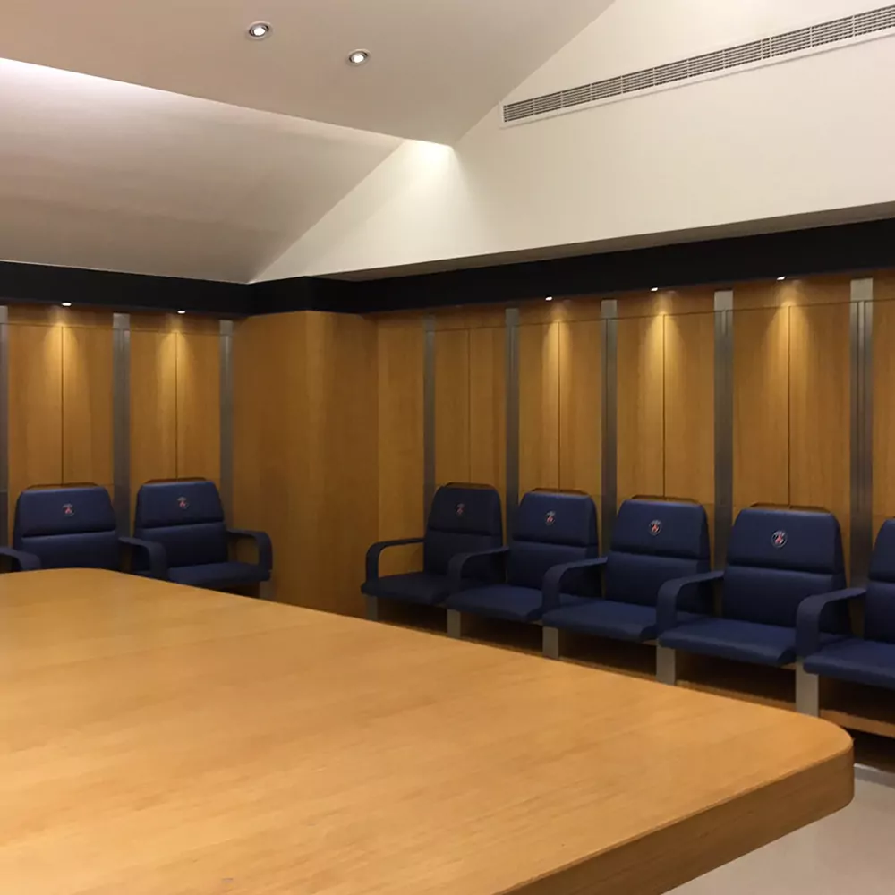 Le vestiaire des joueurs du PSG