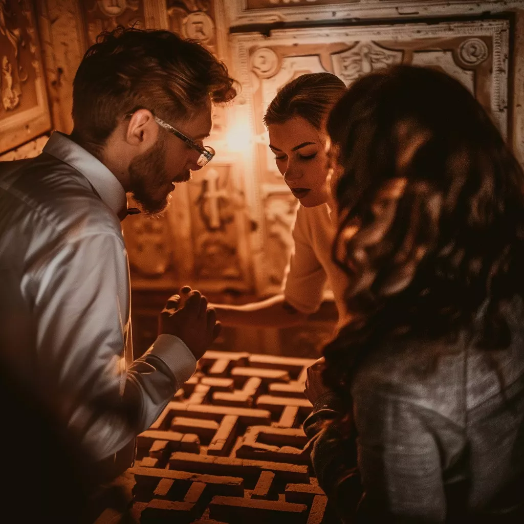 énigmes lors d'un mariage