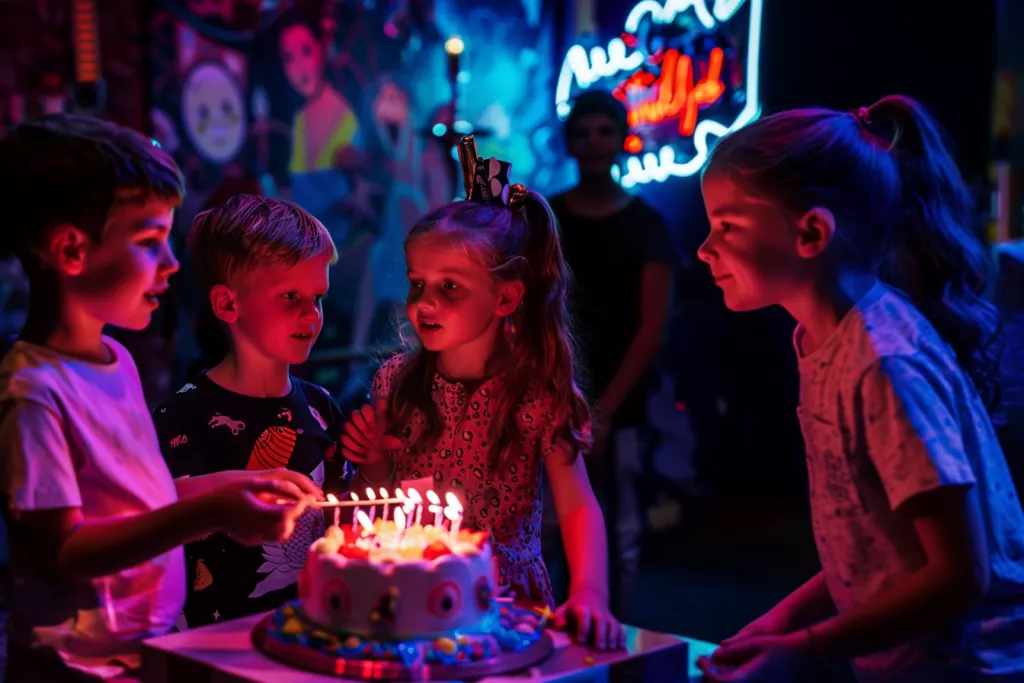 Enfants faisant un escape game pour leurs anniversaires
