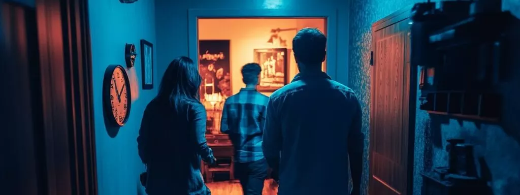 Des personnes dans une salle d'escape game