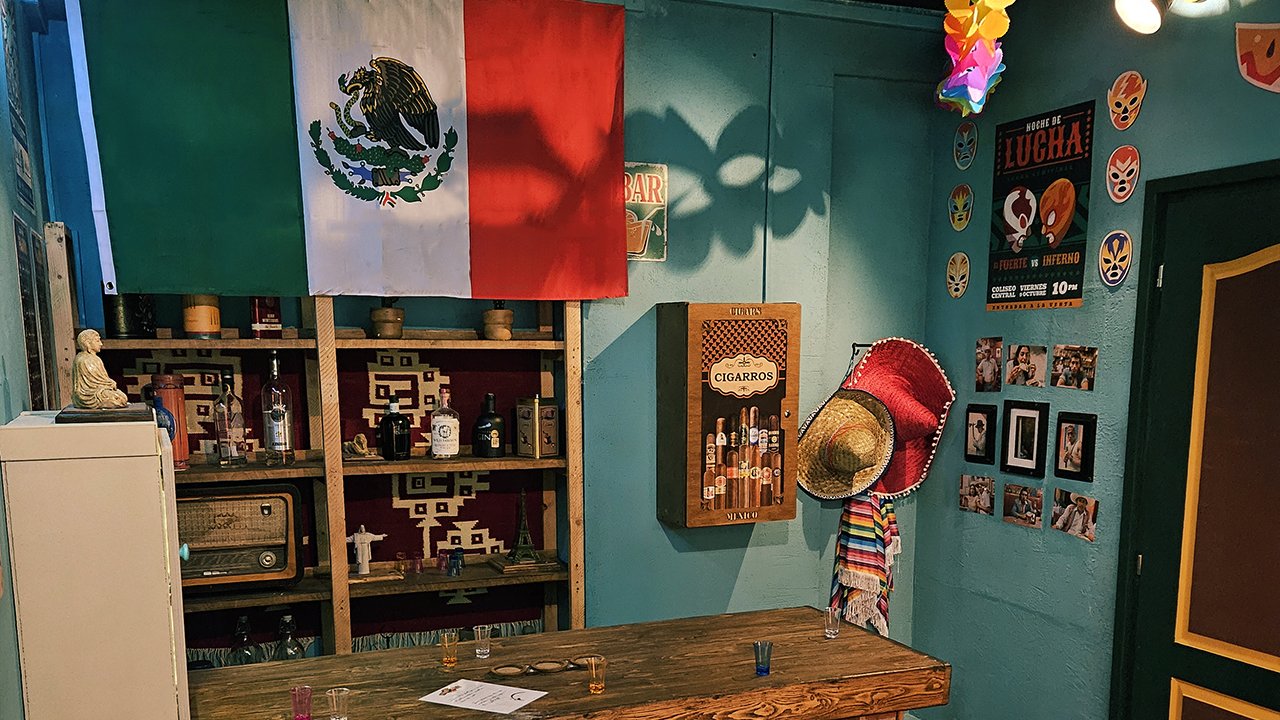 Décor cantina mexicaine — Los Bandidos