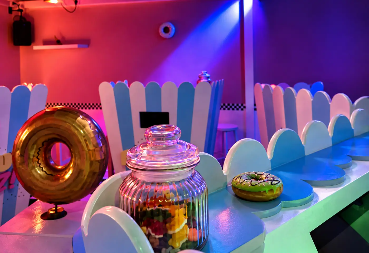 Le plateau du Donut Quiz à Lille