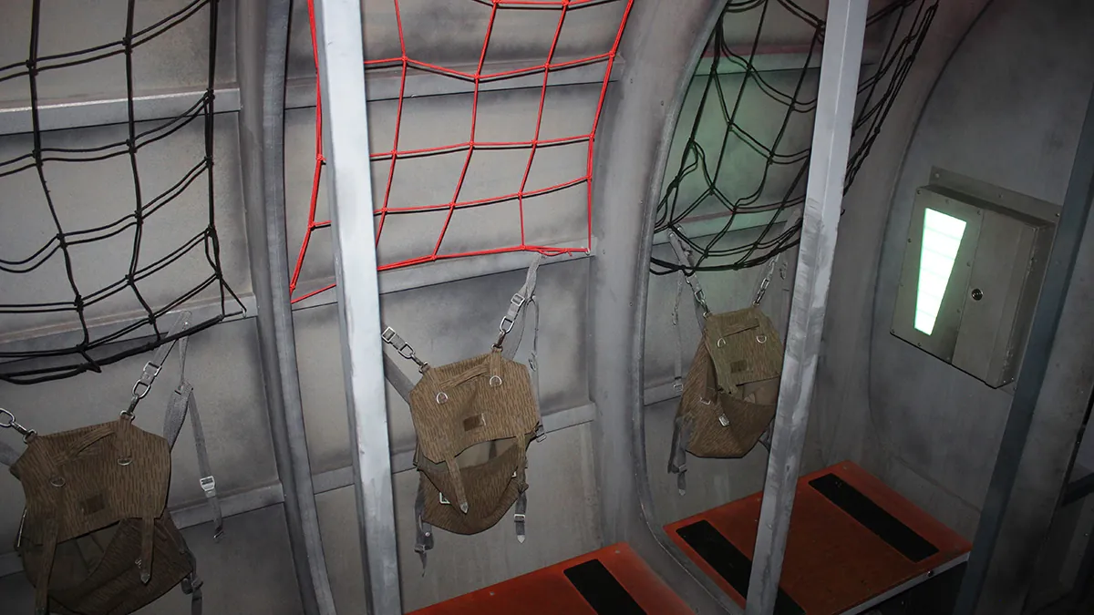 La carlingue de l'avion, salle Lost à La Défense