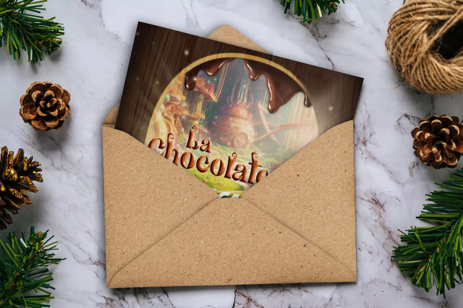 Une carte cadeau Team Break dans son enveloppe